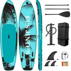 Placa de remo inflável, placa de remo inflável para prancha de surf, yoga, surf, sup, venda quente