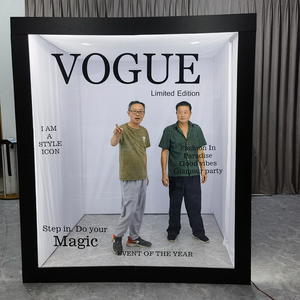 กล่องถ่ายรูปโฟโต้บูธอะคริลิค PVC แบบกำหนดเอง จัดส่งฟรีจากโรงงานภายใน 48 ชั่วโมง พร้อมระบบหมุนเซลฟี่อัตโนมัติแบบไร้สาย - Product Image 2