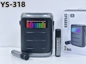 Altoparlante <span class=keywords><strong>Karaoke</strong></span> Portatile con 2 Microfoni Wireless, Luce LED RGB, <span class=keywords><strong>Bluetooth</strong></span> 5.3, Sistema PA per Feste in Casa e Campeggio all'Aperto - Product Image 6
