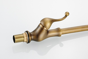 Frud — robinet de <span class=keywords><strong>cuisine</strong></span> Antique en <span class=keywords><strong>laiton</strong></span> incurvé, <span class=keywords><strong>mitigeur</strong></span> de salle de bains pivotant, Design 360 mélangeur chaud et froid 8124 - Product Image 4