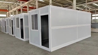 Maison pliable à installation rapide Maison pliante modulaire de 20 pieds Maison préfabriquée en conteneur pour entrepôt