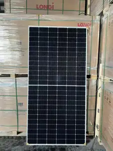 LONGi Hi-MO5 M10 güneş panelleri 540W 545W 550W LR5-72HBD çift cam bifacial güneş panelleri modülü avrupa depo
