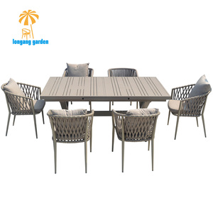 Good Quality <b>Dining</b> <b>Table</b> Set New Designs Rectangular <b>Extendable</b> Dinning <b>Table</b> Metal - Product Image 4