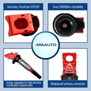 คอยล์จุดระเบิด ARKAUTO คุณภาพสูง 12138616153 UF667 สำหรับ BMW N52 N55 N46 S55 E46 E53 E70 E90 E92 E93 F11 E64 E63 F15 F80 F32 - Product Image 2