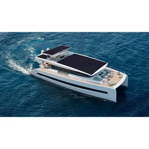 Catamaran Power Boat Catamaran Boat Aluminum Catamaran Luxury Yacht Party Boats Luxury Yacht Factory Customized