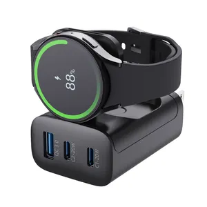 2024 New Arrival Smart Power Supply Fast Speed 43W Max Wireless Watch Quick Charger Adapter