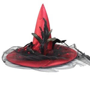 Sombrero <span class=keywords><strong>de</strong></span> <span class=keywords><strong>bruja</strong></span> <span class=keywords><strong>de</strong></span> <span class=keywords><strong>plumas</strong></span> para Halloween - Product Image 1