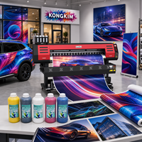 Impresora Eco Solvente de 1.8m con Cabezal de Impresión I3200 para Impresión de Banners y Vinilos, Tinta Eco Solvente de 6 pies