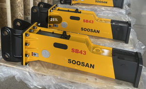 مصنع توريد <span class=keywords><strong>SOOSAN</strong></span> b43 صندوق خرسانة هيدروليكية صامتة ، مرفق هدم 6-9 - Product Image 5