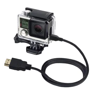 PULUZ 19 פין HD.MI כדי מיקרו HD.MI כבל עבור GoPro גיבור סדרה, Sony, Canon, Nikon, LG, panasonic חכם טלפון ופעילות מצלמה