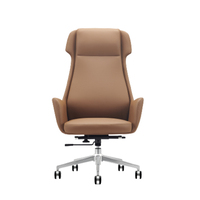 Chaises de bureau tournantes exécutives modernes à hauteur réglable commerciale pivotante haut de gamme à dossier haut pour le bureau