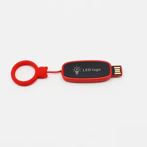 Light Up Metal USB Stick Colorful LED USB Pendrive 8GB 16GB 32GB 64GB 128GB Pen Drive Memory Stick Disk USB Flash Drive