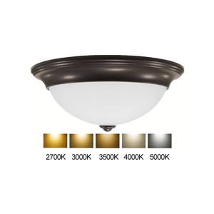 Plafonnier LED en verre moderne et minimaliste, à montage en surface, 120V, pour l'Amérique du Nord, 2700K-5000K, dimmable, à faisceau central fixe - Product Image 5