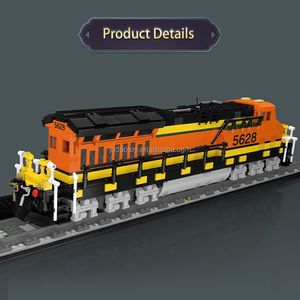 Mould King 12041 Locomotive italienne motorisée BNSF, modèle de train, blocs de construction, jouets, puzzle MOC, kits de briques pour enfants, cadeau d'anniversaire - Product Image 4