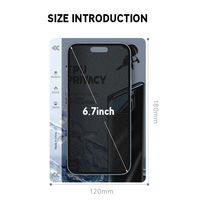 Film Hydrogel Anti-Espion en Gros 105*180mm, Protecteur d'Écran de Téléphone Mobile 3D Courbé pour Machine de Découpe (Plotter)