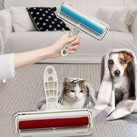 Rouleau anti-poils pour animaux de compagnie, brosse à poils lavable, rouleau collant, brosse anti-poils pour vêtements, rasoir anti-poils, grattoir à poils, rouleau collant