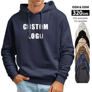 Sudaderas Casuales Extra Grandes para Hombre, 100% Algodón de Alta Calidad, Precio de Fábrica, Impresión Personalizada, Tinte Liso, Ecológicas - Product Image 1