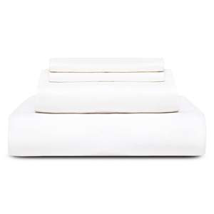 Ensemble de draps de lit en microfibre de luxe pour hôtel ensemble de 4 pièces en polyester tissé à motif uni King Size à poches profondes à usage domestique et hospitalier - Product Image 6