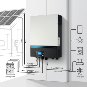 Inversor Solar <span class=keywords><strong>Jesudom</strong></span> de 11KW 8KW con MPPT de 48V150A, Entrada Máxima de CC de 500V, Función Paralela, Inversor Híbrido - Product Image 2