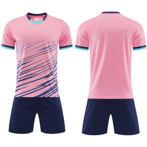 Ensemble d'uniformes de football unisexe personnalisé, respirant, en polyester, maillot, short, chaussettes, séchage rapide, élastique, style <span class=keywords><strong>NBA</strong></span>, design réversible, 100% - Product Image 1
