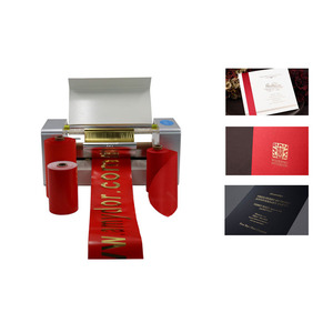 360A <span class=keywords><strong>mini</strong></span> machine bon marché d'imprimante de papier d'estampage à chaud de rouleau pour ruban de couplet de papier - Product Image 4