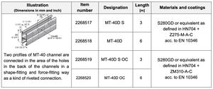 โปรไฟล์รูปตัวซี HILTI MT-60D สำหรับงานหนักปานกลาง ชุบกัลวาไนซ์สำเร็จรูป สำหรับระบบรองรับ MEP ภายในอาคาร - Product Image 6