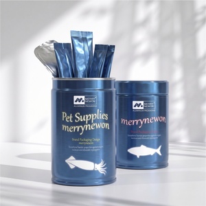OEM Pet Food Tin for Freeze Dried Snacks <b>Packaging</b> <b>Printed</b> Tinplate Jar for Pet Supplements for Premium Brands - Product Image 3