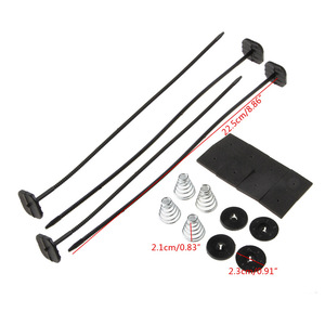 Kit d'installation de ventilateur de radiateur de voiture, attaches en plastique de 22,5 cm avec ressorts et clips pour réparation et remplacement - Product Image 1