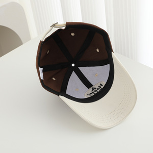 Two Tone Structured 6 Panel Baseball Cap Casual Fashion Low MOQ Factory Price Wholesale - Product Image 3