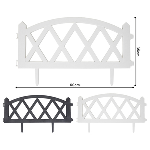 Garden Fence Outdoor Garden Border <strong>Plastic</strong> <strong>Edging</strong> Decorative Flower Backyard Fence Garden Small PVC Fencing - Product Image 2