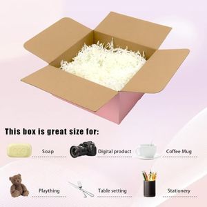 Toptan ağır pembe oluklu nakliye kutuları ile özel Logo karton ambalaj Set oluklu mukavva kutu - Product Image 3