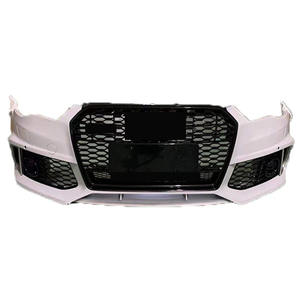 Modificare il paraurti anteriore per Audi A6 S6 BodyKit aggiornamento <span class=keywords><strong>RS6</strong></span> C7PA paraurti <span class=keywords><strong>auto</strong></span> con griglia <span class=keywords><strong>auto</strong></span> Bodykit 2016 -2018 - Product Image 1