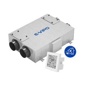 Système de ventilation E-VIPO ERV, unité de récupération <span class=keywords><strong>d</strong></span>'énergie rectangulaire, ventilateur à haute efficacité, HRV MVHR <span class=keywords><strong>VMC</strong></span>, <span class=keywords><strong>purificateur</strong></span> <span class=keywords><strong>d</strong></span>'<span class=keywords><strong>air</strong></span> à double flux - Product Image 1