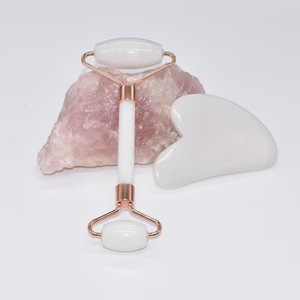 SYMLM Roue roulante jade Anti-âge jade 3D rouleau de massage personnalisé blanc <span class=keywords><strong>Jaderoller</strong></span> guasha soins de la peau et outils de beauté - Product Image 6