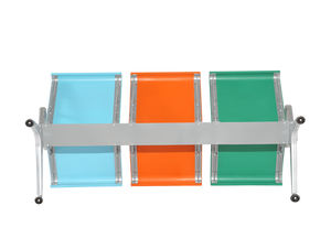 Havaalanı Bankası Ofisi 3 Kişilik Demir Dış Mekan Bekleme Bankı Oturma Grubu 3 Yıl Garantili Özelleştirilmiş Renk Hastane Alışveriş Merkezi Otel Park için - Product Image 2