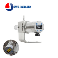 Sijie MARS-G-1508 Paslanmaz Çelik IP65 OLED Ekran %0,5 Doğruluk 150~800 Çelik Boru için Dijital Kızılötesi Termometre