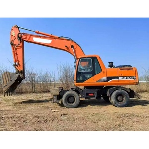 รถขุดไฮดรอลิกแบบมีล้อ DOOSAN DH210W-7 มือสอง ปี 2022 เครื่องยนต์เดิม เหมาะสำหรับผู้รับเหมา บริษัทให้เช่า และธุรกิจก่อสร้าง - Product Image 1