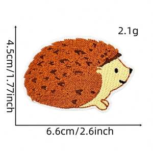 Parches Termoadhesivos con Bordado de Animales Adorables: Ardillas, Mapaches y Zorros - Product Image 6