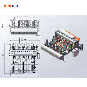 KINGISO全自動ウッドユーレパルブロック油圧高速パレット釘打機ビッグパレットメーカー用 - Product Image 3