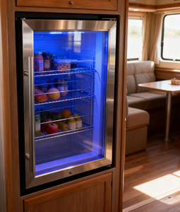 Réfrigérateur portable NE-70CS NUELEAD en acier inoxydable, 70L, à faible consommation d'énergie, silencieux, à refroidissement par air, sans givre, avec compresseur, pour enfant, hôtel - Product Image 3