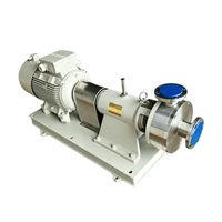 Pompe d'homogénéisation et d'émulsification à cisaillement élevé en acier inoxydable de qualité alimentaire pour l'industrie laitière