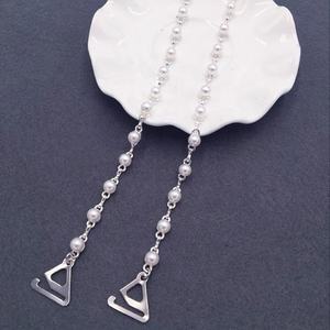 เสื้อชั้นในสัมผัสไหล่กันลื่นโลหะลูกปัดไข่มุกแฮนด์เมดราคาส่ง HJR-206 - Product Image 5