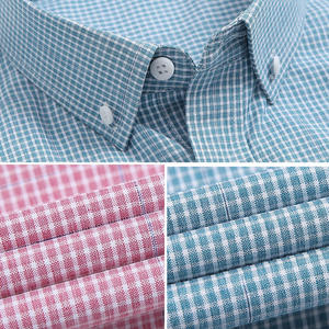 <span class=keywords><strong>Camicia</strong></span> da <span class=keywords><strong>uomo</strong></span> a manica media in cotone a mezza manica corta in fibra di bambù da lavoro camicie formali per gli uomini - Product Image 5