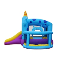 Château gonflable intérieur en PVC, combo château de saut et blocs de construction, nouvelle conception