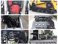 Fabrikpreis Mini-Kompaktlader 1200kg mit Kabine für Gewächshaus- und Hofarbeiten Yanmar-Motor-Lader