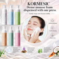 Mousse nettoyante à l'acide ursolique avec parfum délicat, protectrice, douce pour la peau, rafraîchissante, non desséchante, mousse riche