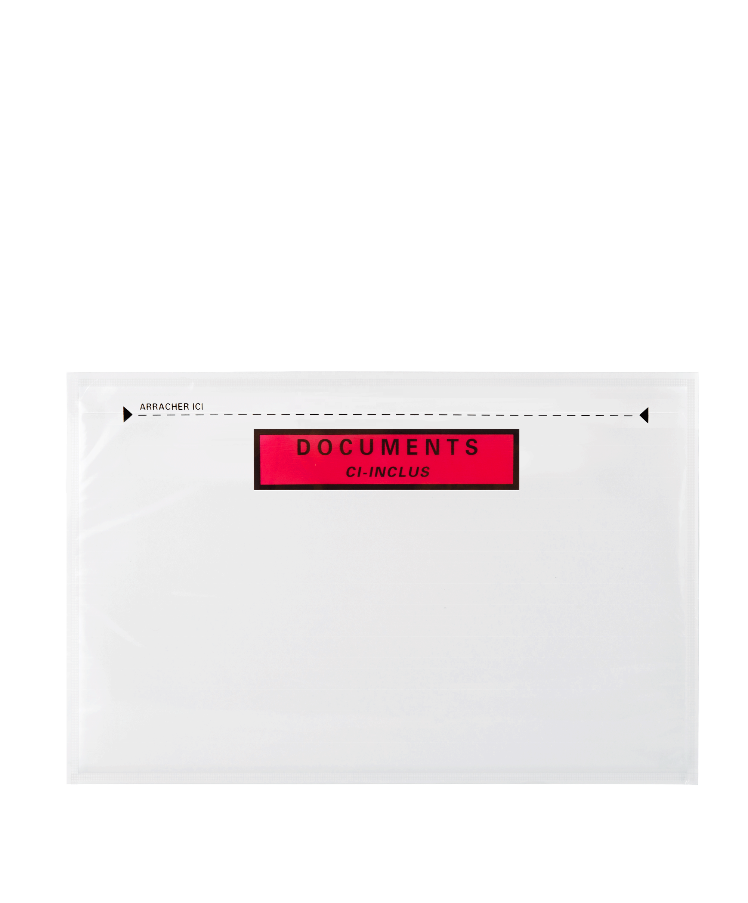 Factory Custom Printed Document Enclosed Wallet Attach Invoices Packing Lists & Delivery Notes to Parcels