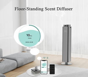Diffuser Minyak Esensial Tanpa Air 500ml Logam Mewah, Mesin Aromaterapi Nebulizing Pintar, Elektrik untuk Hotel, Garansi 1 Tahun - Product Image 4