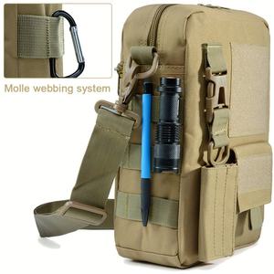 Tactical Molle <b>Shoulder</b> <b>Bag</b> Chest Pack <b>Men</b> Sling Crossbody <b>Bag</b> for Outdoor Hiking Combat Training - Product Image 6