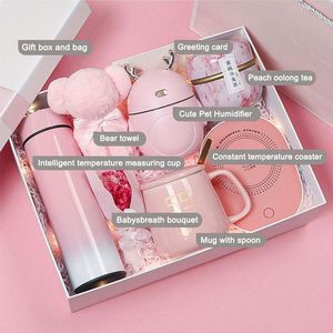 Wholesale Luxury Women's Gift Set Intelligent Water Cup Heating Pad <b>Mug</b> Humidifier Set Birthday Gift Set Holiday Gift - Product Image 2